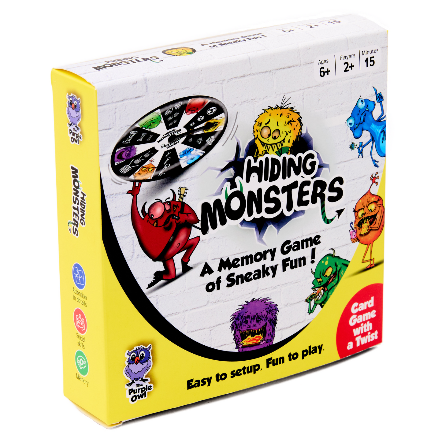 Template - Hiding Monsters: A memory game of sneaky fun!