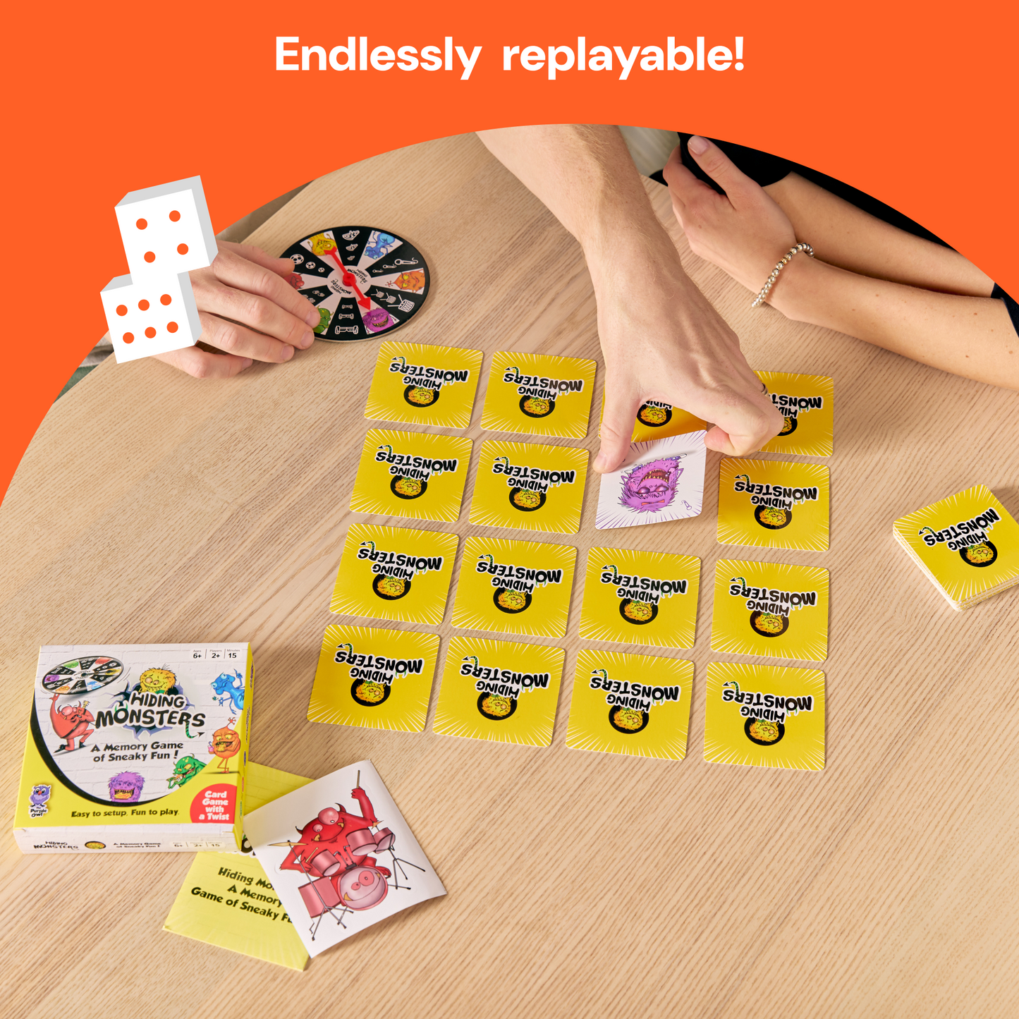 Template - Hiding Monsters: A memory game of sneaky fun!